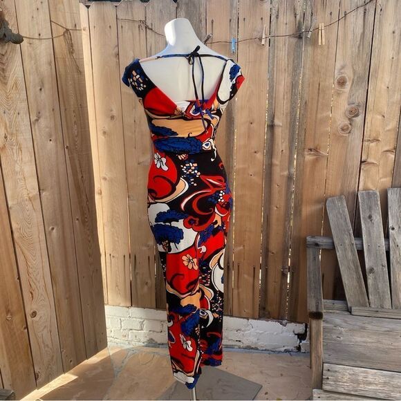 STAUD- GENEVIEVE DRESS IN SEASIDE FLORAL size XS - Picture 7 of 16